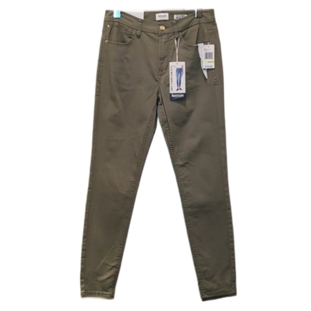 NEW Kensie Jeans The Ultimate High Rise Skinny Army Green Ankle Fall Size 4/27